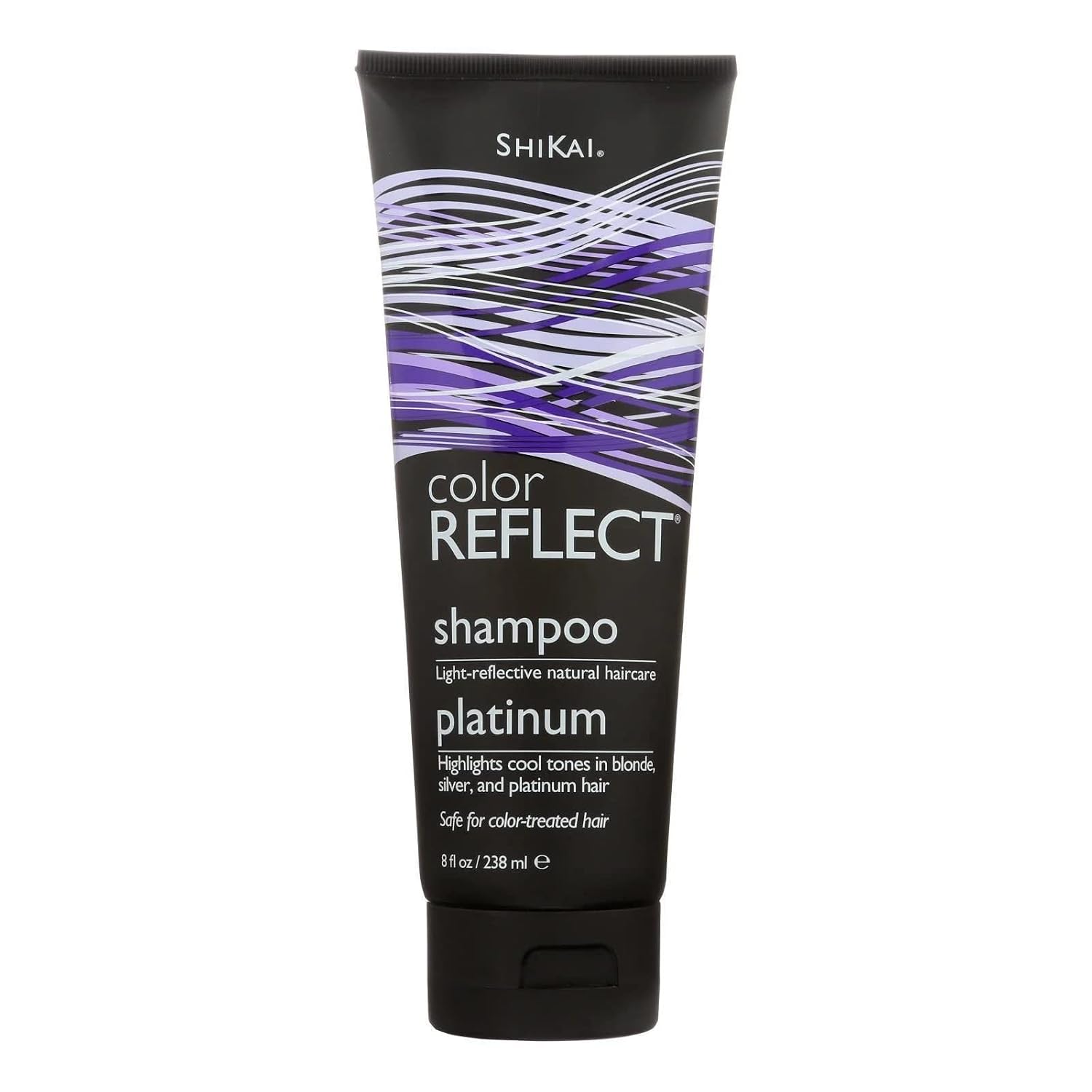 Shikai Color Reflect Platinum Shampoo (8oz, Pack of 2) | Highlights Cool Tones in Blonde, Gray & Platinum Hair | Gentle Cleanser Leaves Hair Shiny