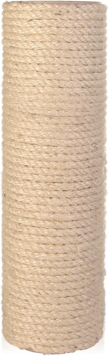 TRIXIE Replacement Sisal Post for Cat Scratching Posts, Backup Scratcher for Indoor Cat Furniture, Trees and Towers, 3.5 in x 23.6 in (9 x 60 cm)