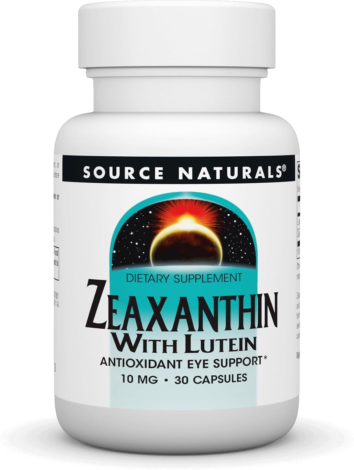 Source Naturals Zeaxanthin with Lutein, Antioxidant Eye Support* - 10 mg - 30 Capsules