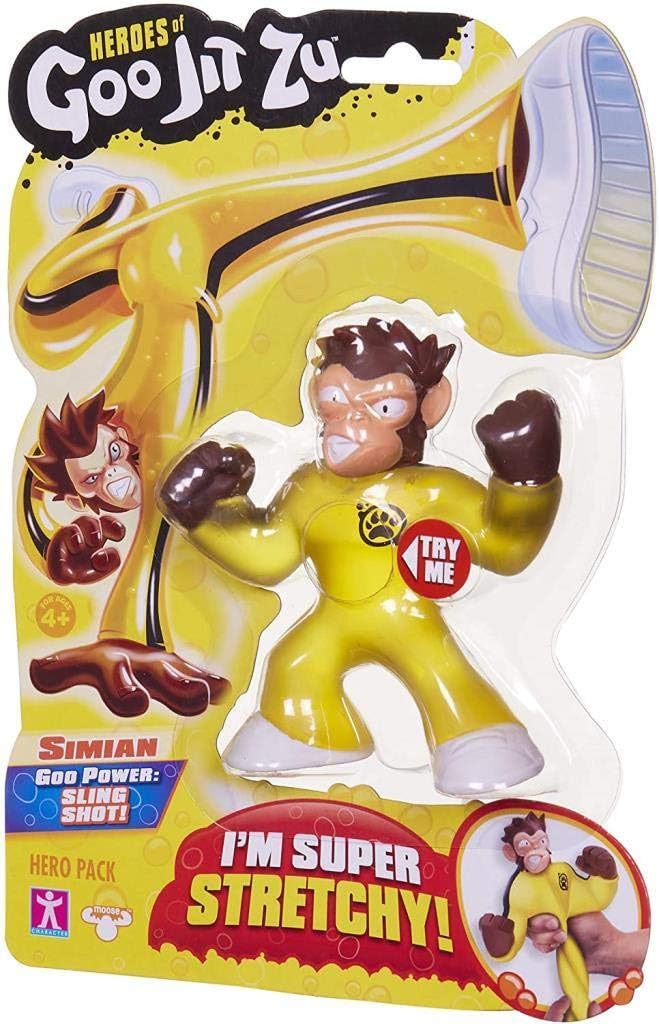 Heroes of Goo Jit Zu - Stretchy Monkey Action Figure, Simian