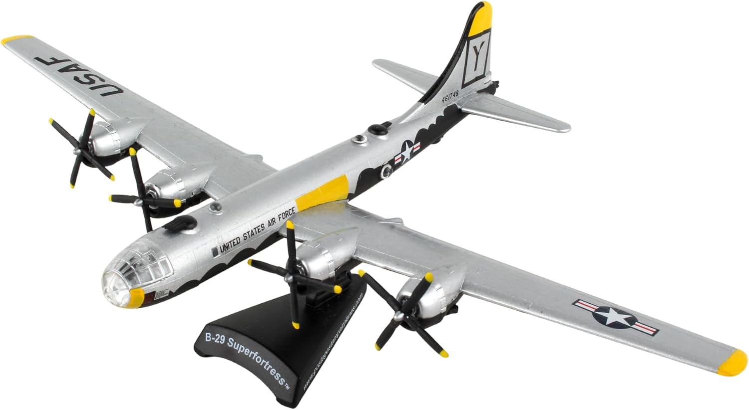 Daron Worldwide Trading B-29 Superfortress Enola Gay Vehicle (1:200 Scale), White