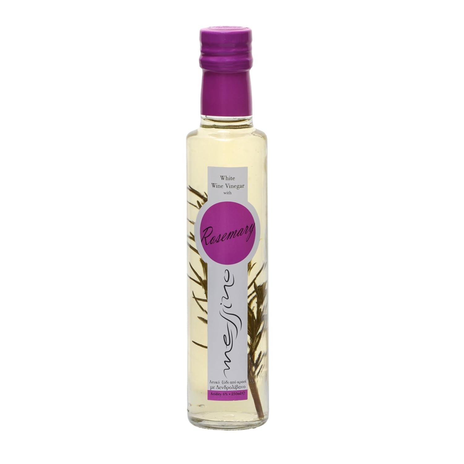 Messino White Wine Vinegar, Greek Vinegar for Salads, 250ml
