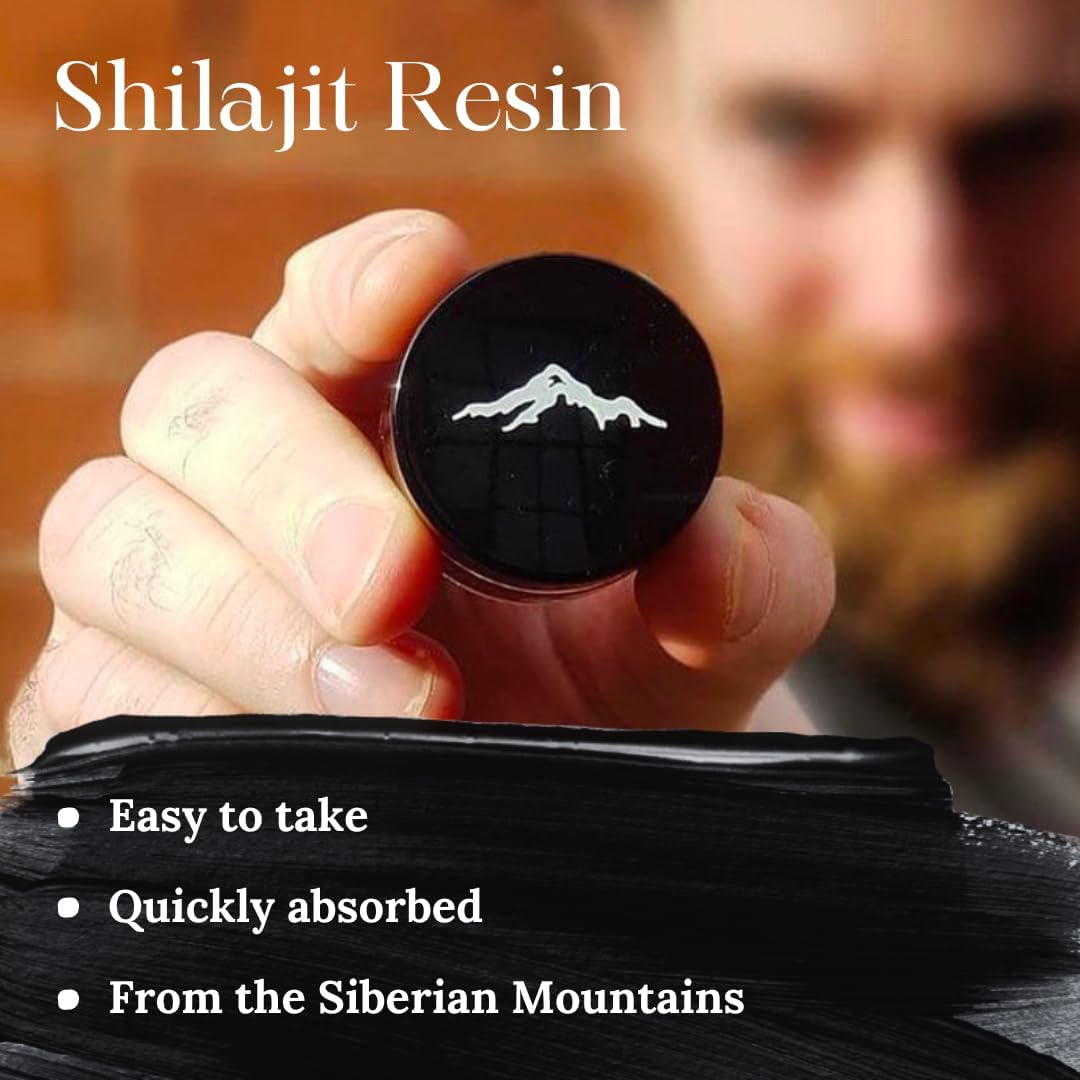 Pure Himalayan Shilajit | 100% Pure Natural Shilajit Grade A Max Potency 85+ Trace Minerals & Fulvic Acid | 3rd Party US Lab Tested | Altai Tablets