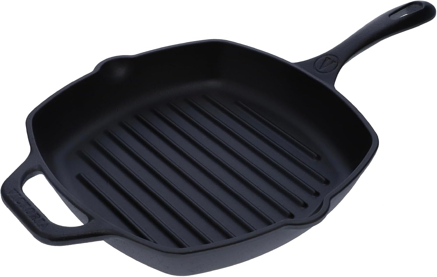 Victoria 10-Inch Cast Iron Skillet, Pre-Seasoned Cast-Iron Frying Pan with Long Handle, Made in Colombia | Pan with Long Handle, Made in Colombia