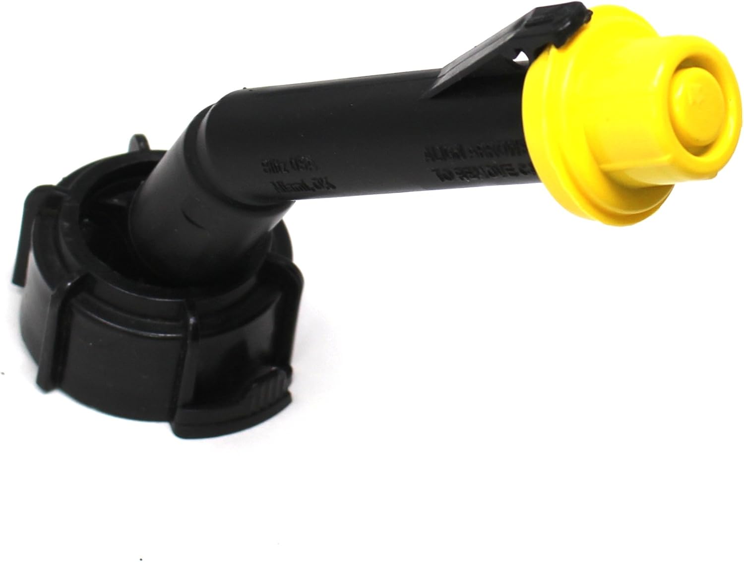 10 Pack Replacement YELLOW SPOUT CAPS Top Hat Style fits # 900302 900092 BLITZ Gas Can Spout Cap fits self venting gas can Aftermarket (SPOUTS NOT