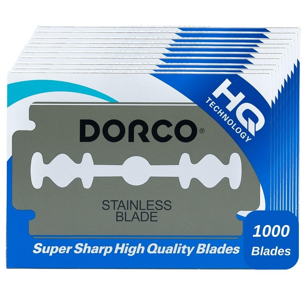 Dorco ST300 Platinum Extra Double Edge Razor Blades - 200 Count