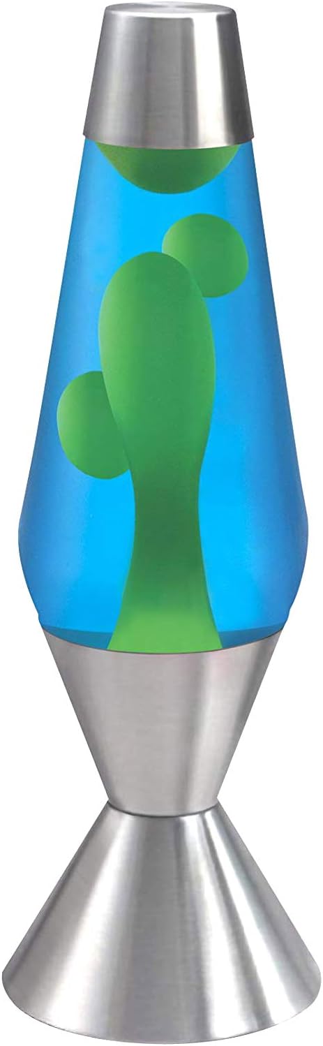 Lava Lite 5224 Lava Lamp, 52-ounce, Yellow/Blue/Silver