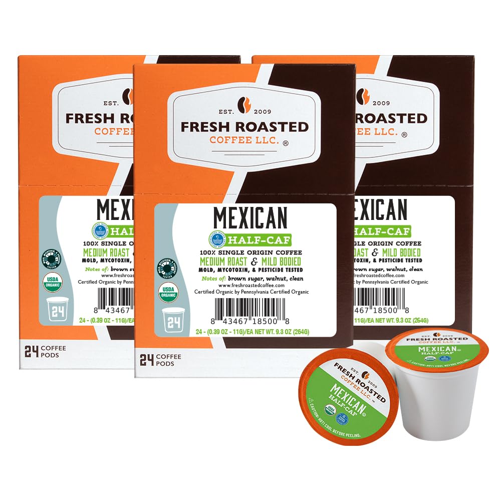 Fresh Roasted Coffee, 100% Colombian K-Cup Pods for Keurig Brewers, Medium Roast, Kosher, 96 Count Loose Pack