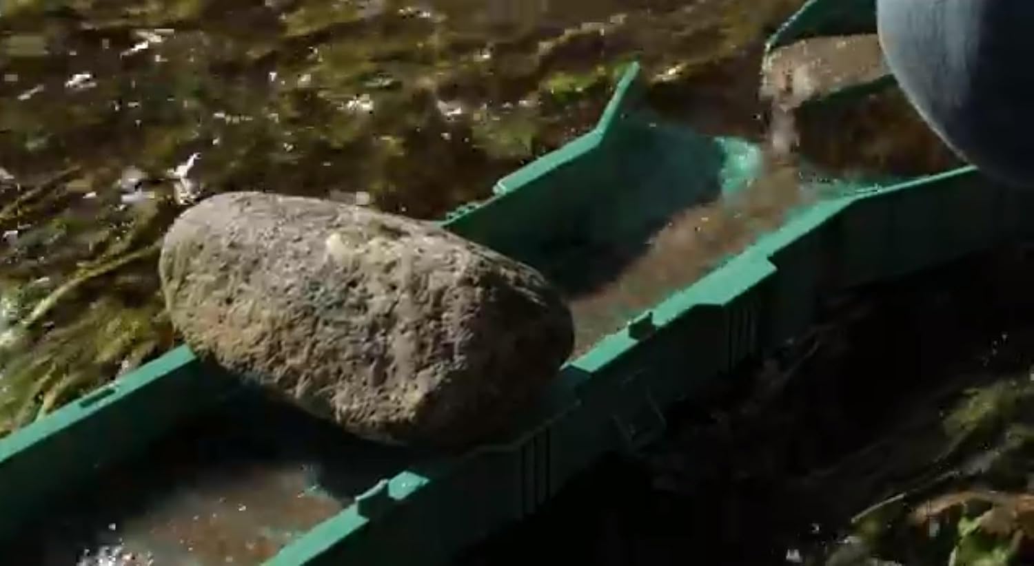 Portable Expandable Sluice Box for Gold Mining and Prospecting; Includes Miner's Moss, Hungarian Style riffles, and deep V riffles. Essential Tool for Gold panning Kits