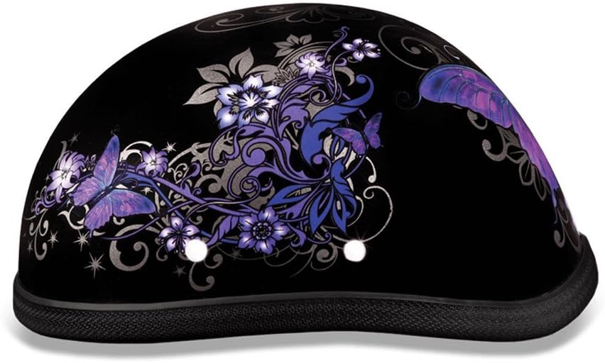 Daytona Helmets Graphics Bicycle Helmets for Men - Novelty Half Helmet with Breathable Liner - Retro Skull Cap – Eagle Headgear with Head Wrap
