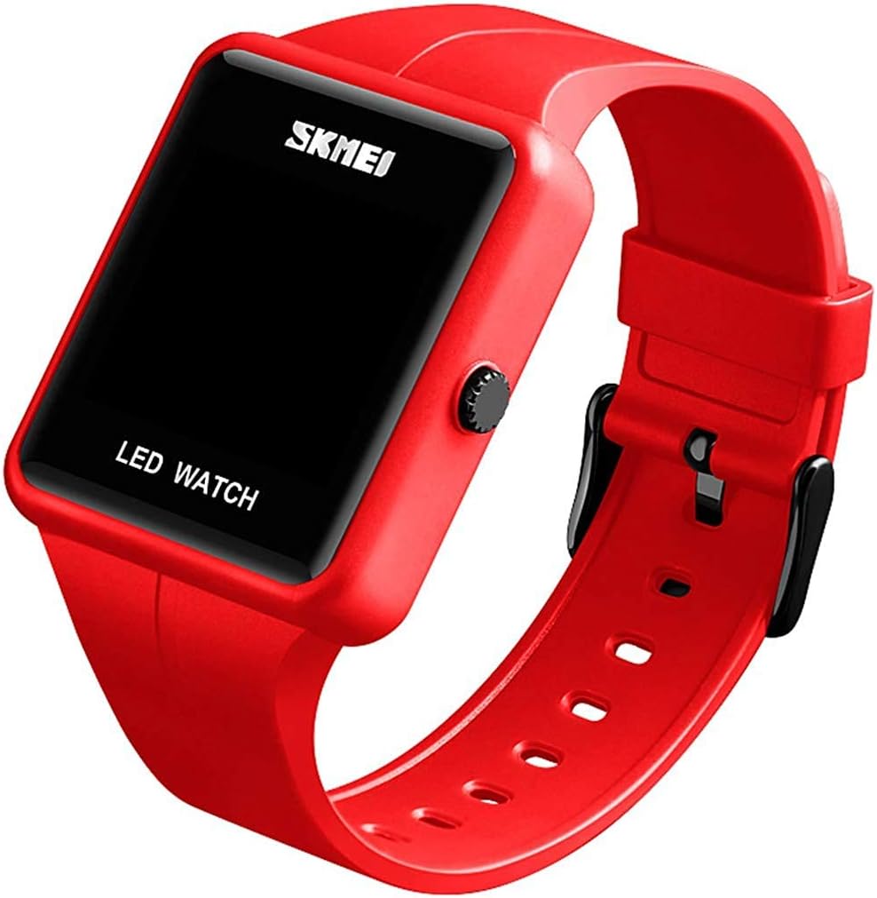 Gosasa Large Face LED Digital Watch Date Time 3Bar Waterproof Wristwatch Men Women Sports Watches