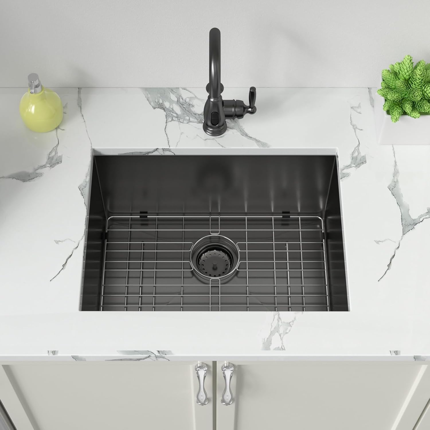 Sarlai 21 Inch Undermount Laundry Sink 21x18x12 Inch Undermount Laundry Utility Sink Deep Single Bowl 16 Gauge Stainless Steel Laundry Tub Sinks