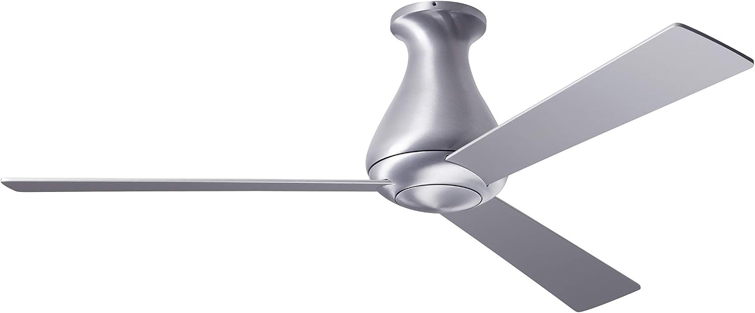 Modern Fan Company ALT-FM-BA-42-AL-NL-003 Altus Flush 42" Outdoor Ceiling Fan w/Remote Ctrl, Brushed Aluminum