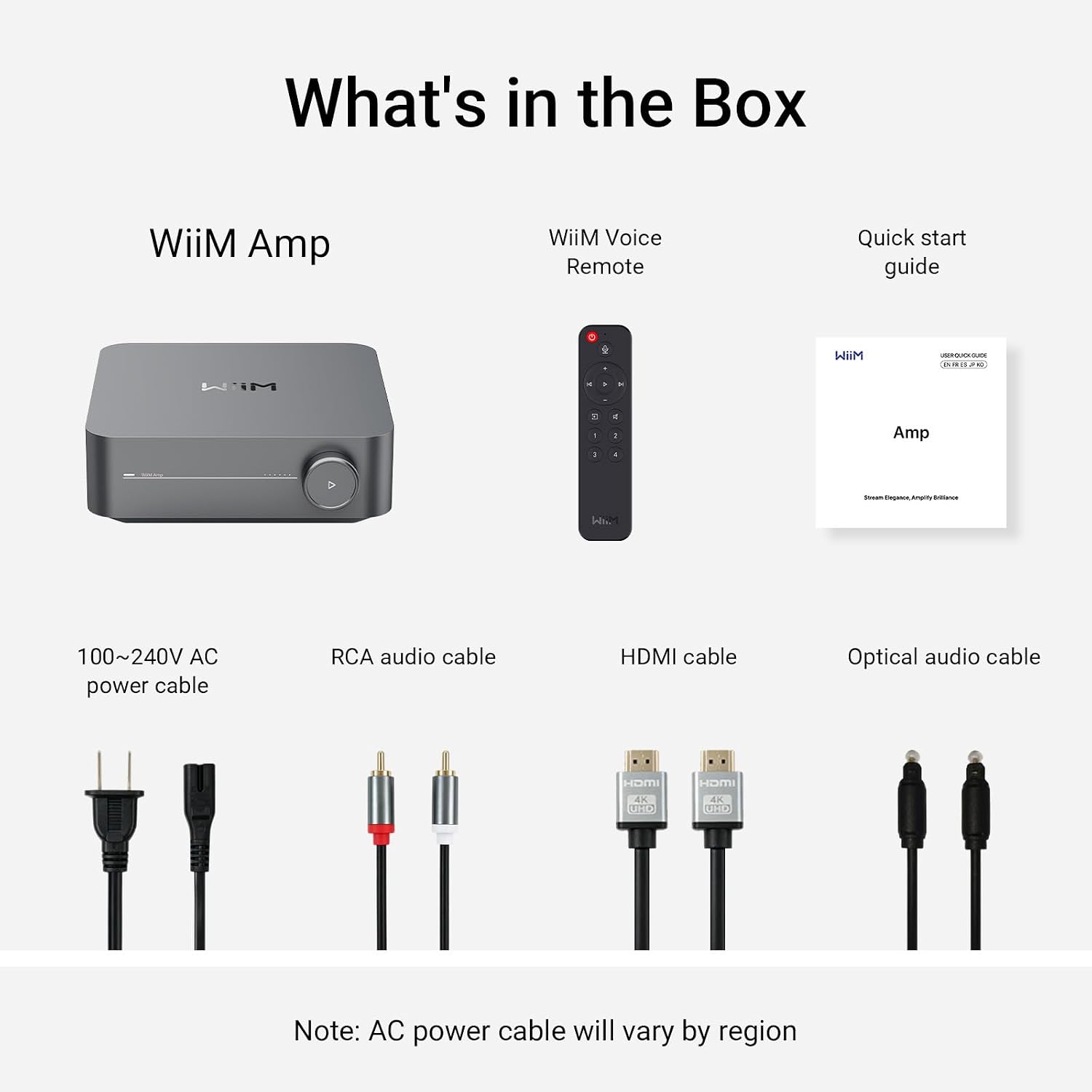 WiiM Amp Pro Streaming Amplifier for TV, Music & Passive Speakers | Upgrade Your Favorite Passive Speakers with Wireless Streaming, Smart Control, and High-quality Sound.