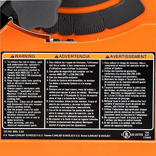 Ridgid EB4424 Sander, Oscillating/Edge Belt