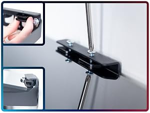 install glass shelf