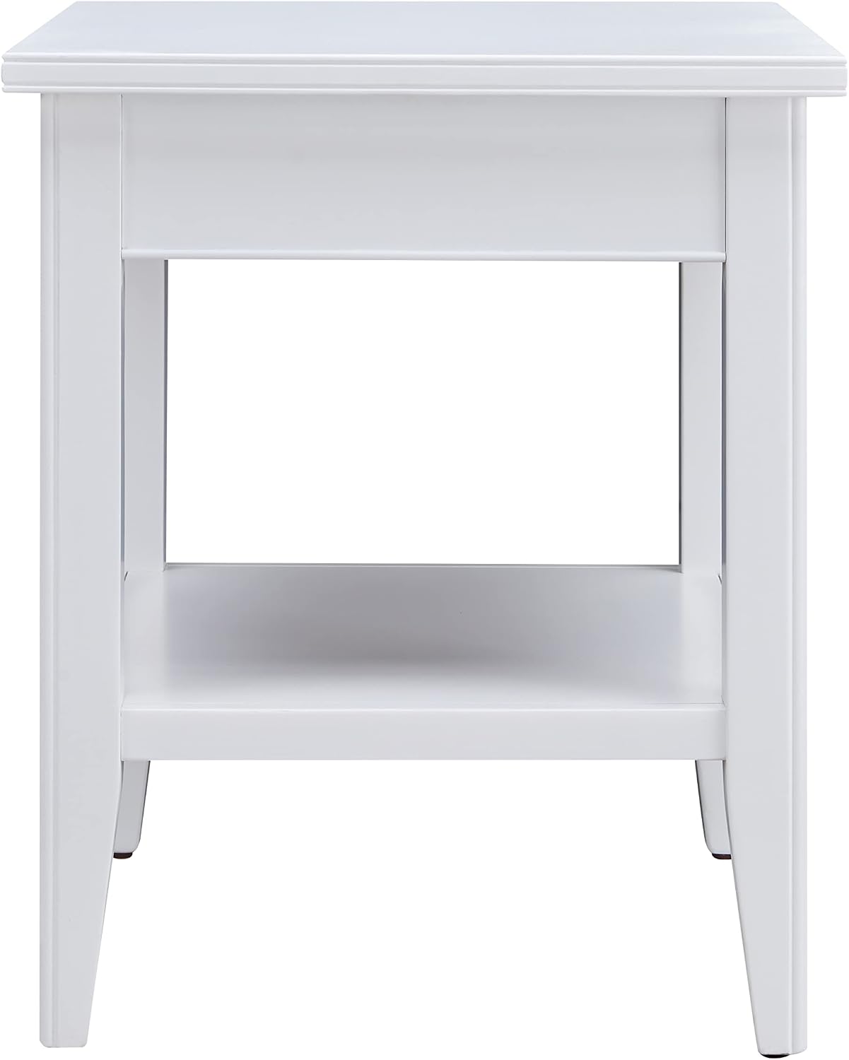 Leick Home Shield Wedge End Table, 21", Glazed Auburn