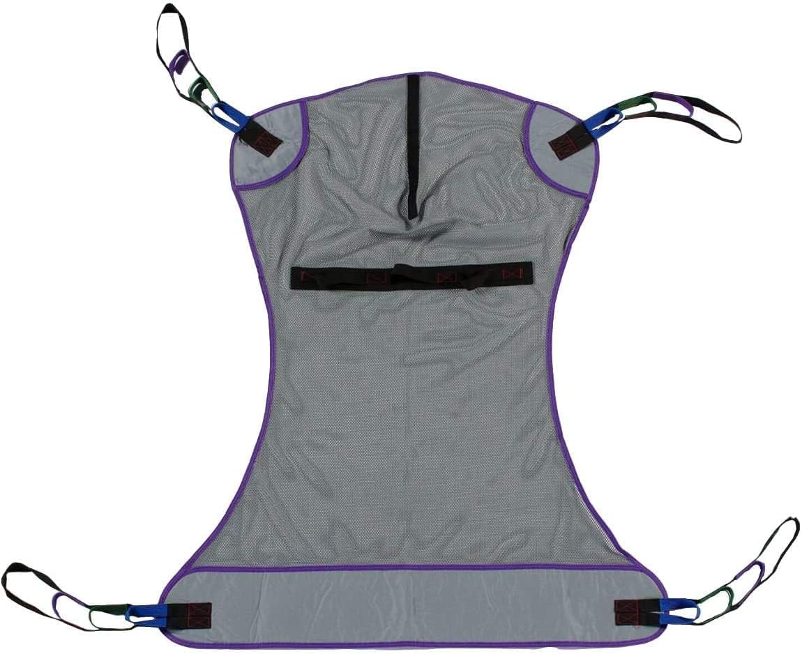 Patient Aid Full Body Mesh Patient Lift Sling for Safe Transfers | 110-200 lb Capacity | Breathable Mesh Fabric | Full Body Support | Hoyer Safe Lifting for Elderly & Bariatric