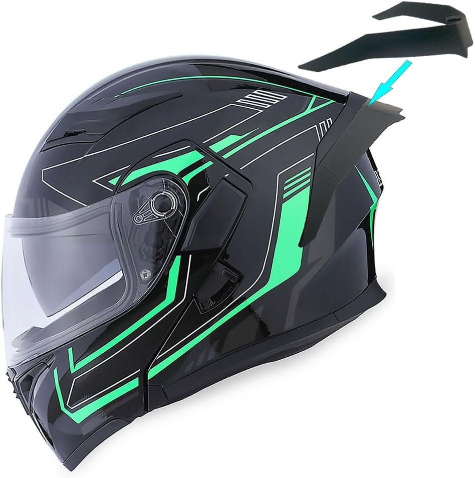 1Storm Motorcycle Modular Full Face Helmet Bike Flip up Dual Visor Sun Shield: HB89 Matt Black