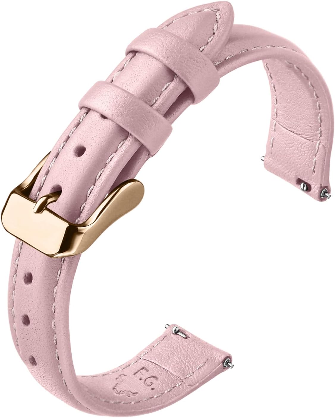 Fullmosa 22mm Quick Release Leather Watch Band for Garmin Samsung Galaxy | Strap for Garmin Vivoactive 4 45mm,Garmin Venu 4(45mm)/Venu 3/Venu 2,Samsung Galaxy Women Men, Red&Silver Buckle