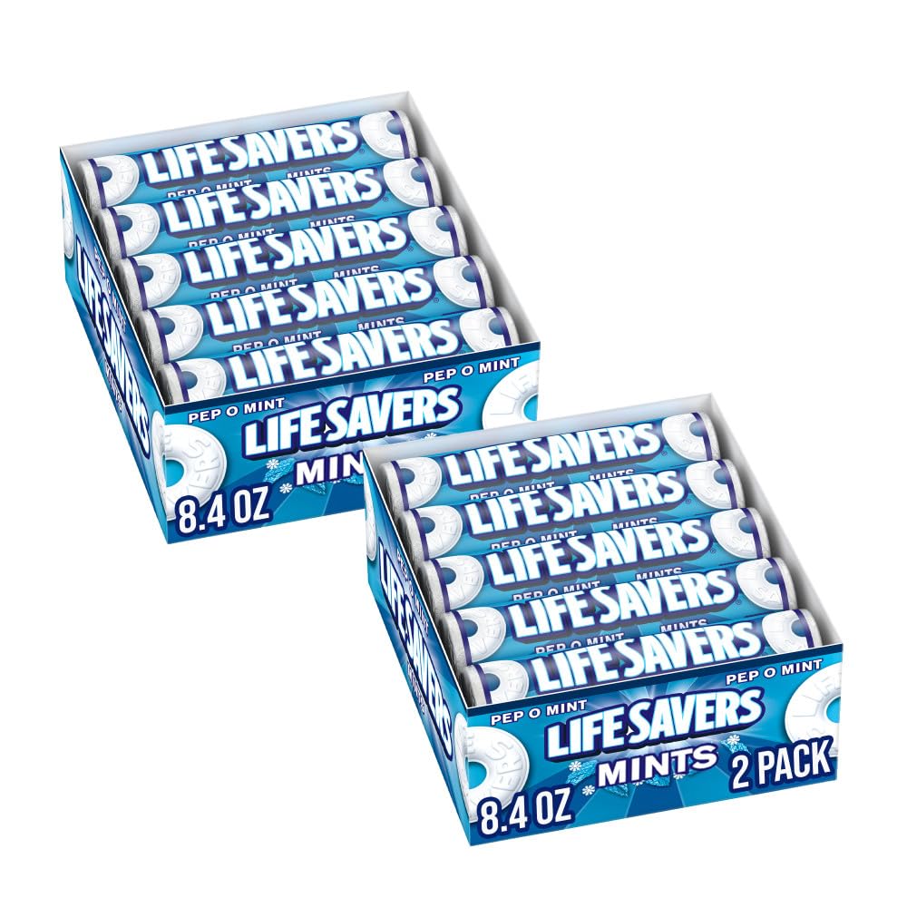 LIFE SAVERS Butter Rum Hard Candy Bulk, 1.14 ounce (20 Single Packs) | Buttery rum hard candy in single packs, easy to share at the desk, on commutes, road trips or in a candy bowl at game night