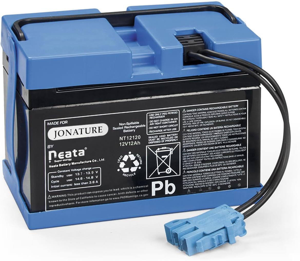 12V Replacement Battery 12Ah for Peg Perego for John-Deere Gator XUV for Polaris for Slingshot for Polaris RZR 900 for Gaucho Rock'in Children Ride