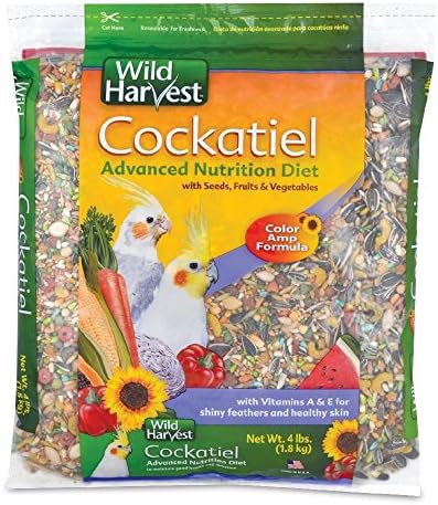 Wild Harvest WH-83541 Wild Harvest Advanced Nutrition Diet for Cockatiels, 4.5-Pound