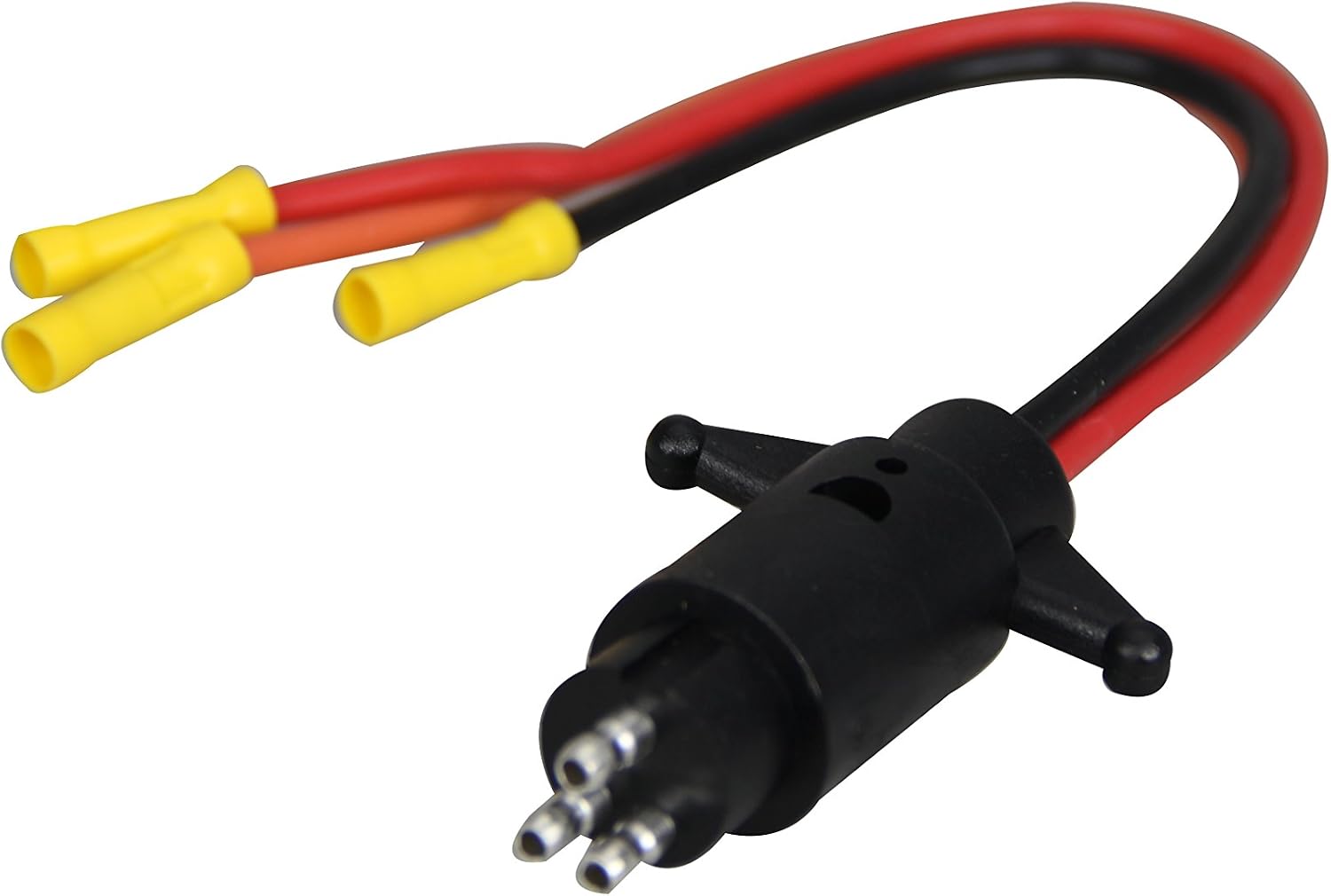Boat Trolling Motor Male Plug Connector 3-Wire 10 Gauge 12-24V