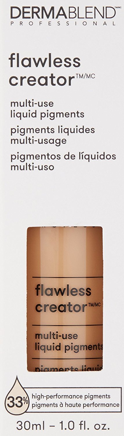 Dermablend Flawless Creator Multi-Use Liquid Foundation Makeup, Full Coverage Lightweight Buildable Foundation, Natural Finish, 1 Fl oz.