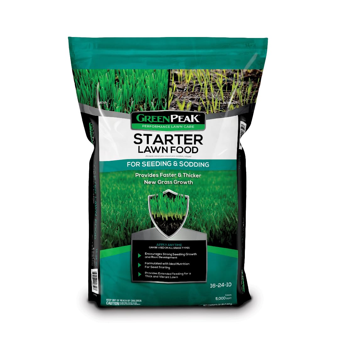 Starter Lawn Food - New Grass Fertilizer, 5,000 sq ft