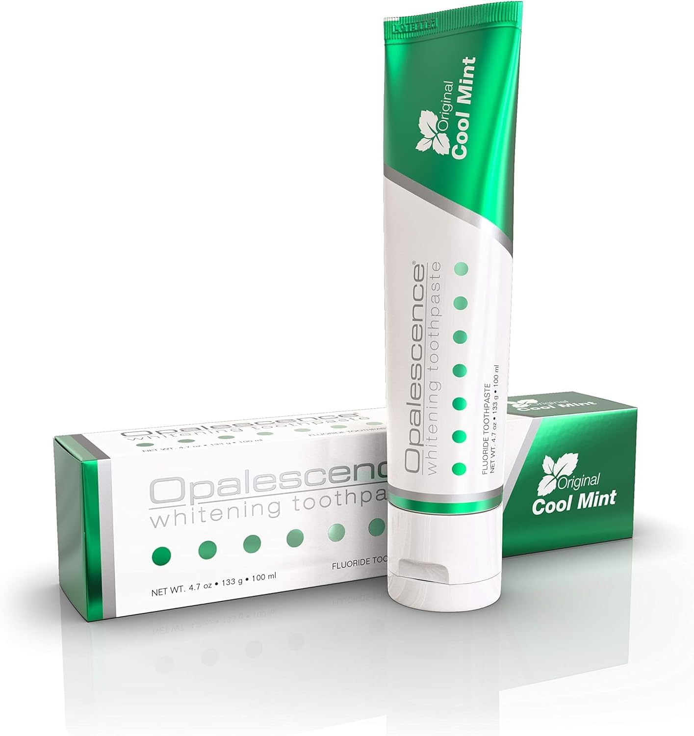 Opalescence Whitening Toothpaste Original 4.7oz - Mint - 3 Pack - 5166-3 | Dentist-Developed Oral Care Whitening Fluoride Toothpaste for Daily Use, Surface Stain Removal & Helps Strengthen Enamel