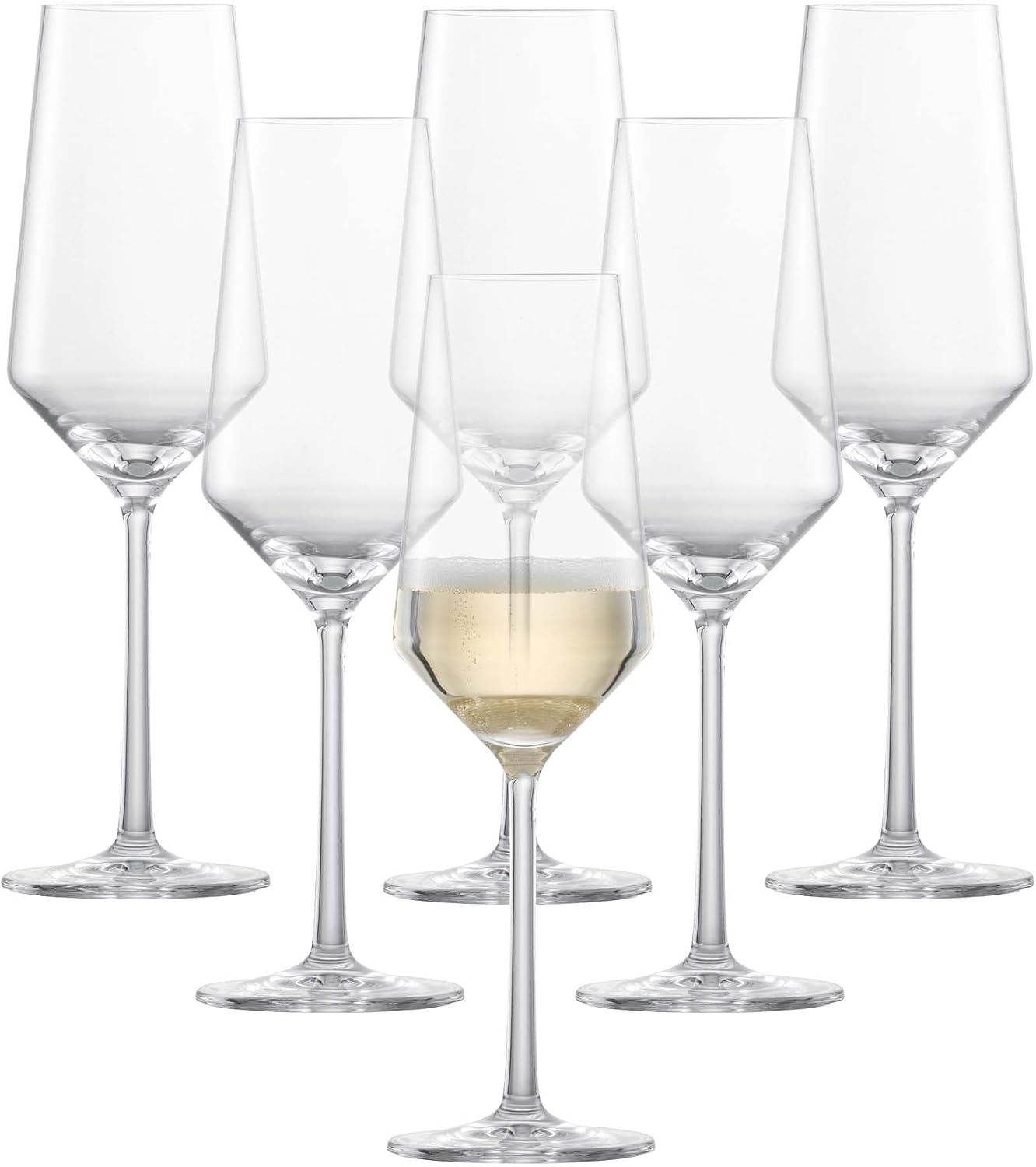 Zwiesel Glas Pure Burgundy Red Wine Glass (Set of 4), Graceful Burgundy Glasses for Red Wine, Dishwasher-Safe Tritan Crystal Glasses, Made in Germany (23 Ounce)