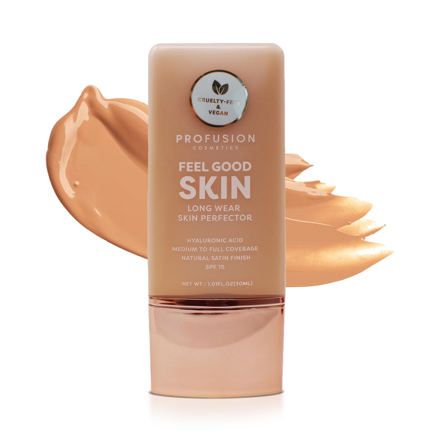 Profusion Cosmetics Lightweight Liquid Foundation for a Flawless and Elegant Radiance, Breathable Makeup that Improves Uneven Skin Tone