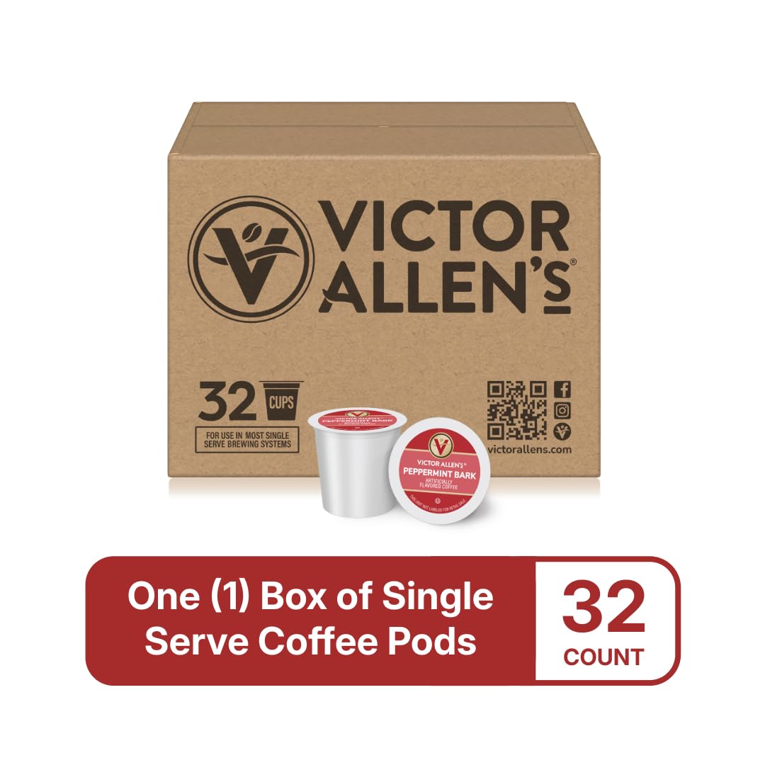 Victor Allen's Coffee Hazelnut Flavored, Medium Roast, 1 Pack - 12 Count, Single Serve Coffee Pods for Keurig K-Cup Brewers