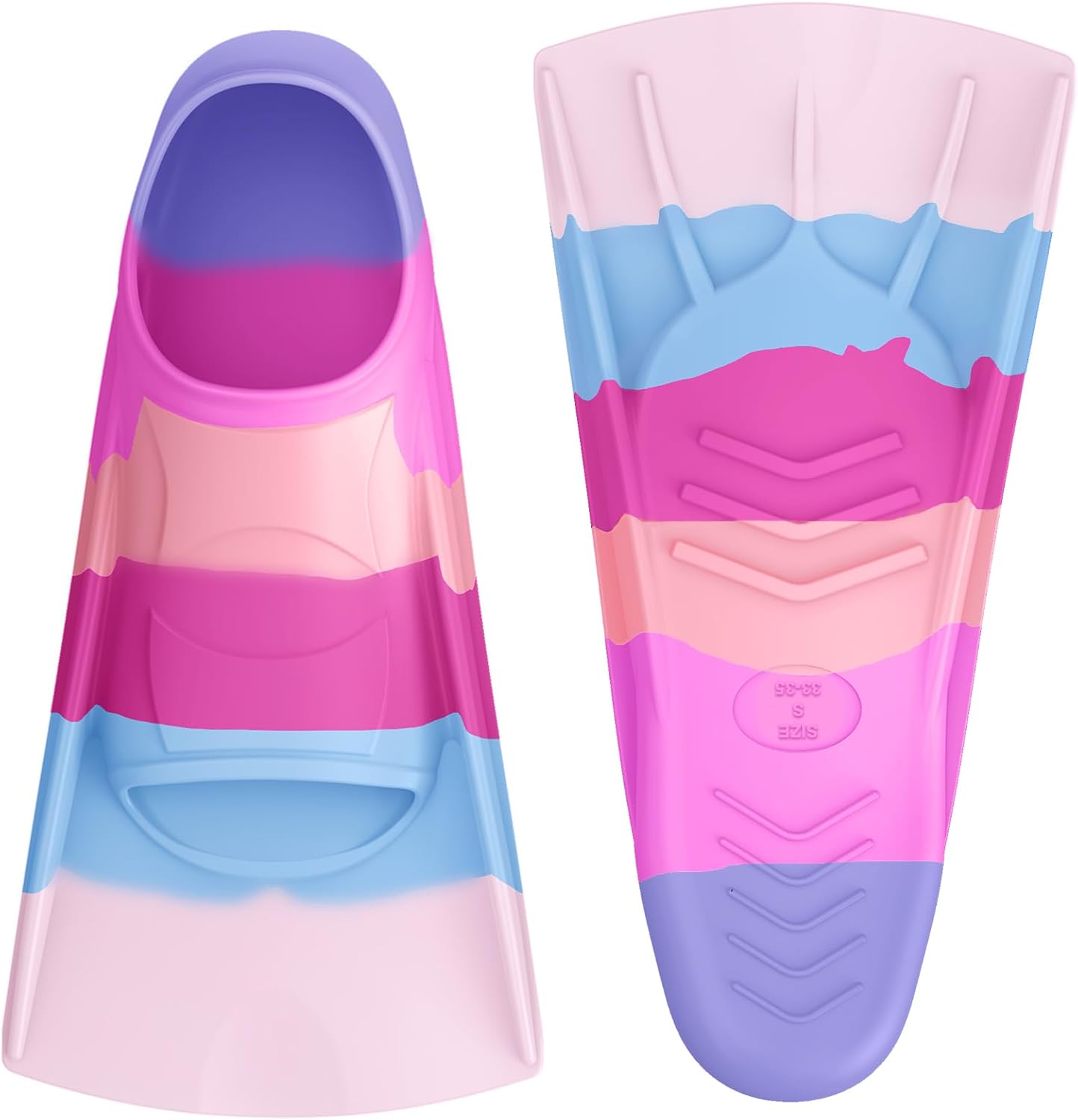 Gintenco Swim Fins, Adults & Kids Swim Training Fins for Lap Swimming