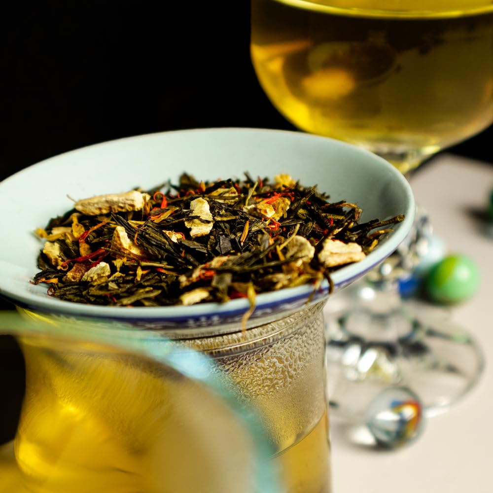 Organic Positively Tea Company, Pinhead Gunpowder Green Tea, Loose Leaf, 16 Ounce