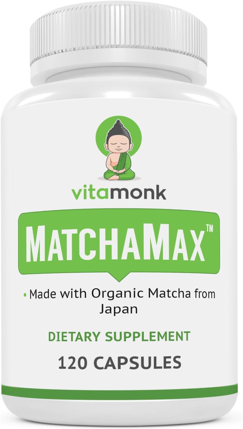 Organic Japanese Matcha Green Tea Pills for Smooth Zen-Like Energy | Organic matcha capsules from Japan