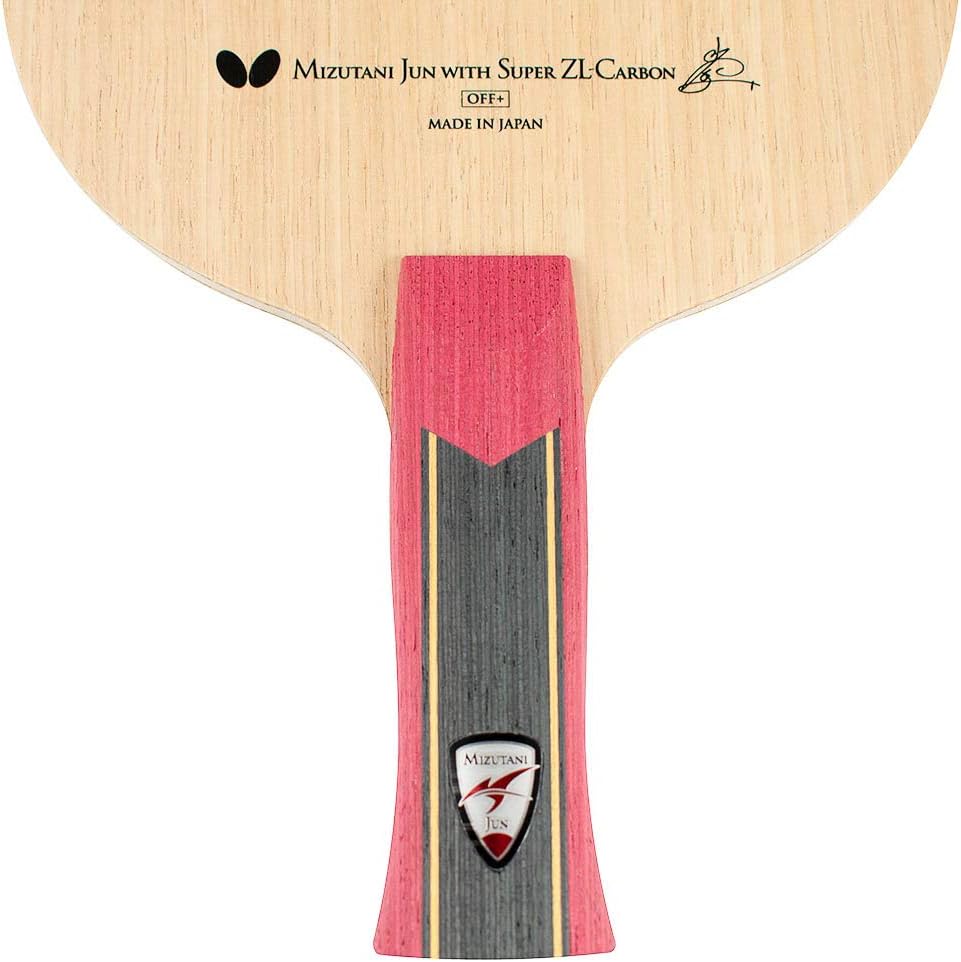 Butterfly Mizutani Jun Super ZLC Blade - Professional Butterfly Table Tennis Blade - ZL Carbon Fiber Blade - Available in AN, FL, and ST handle styles - Made in Japan