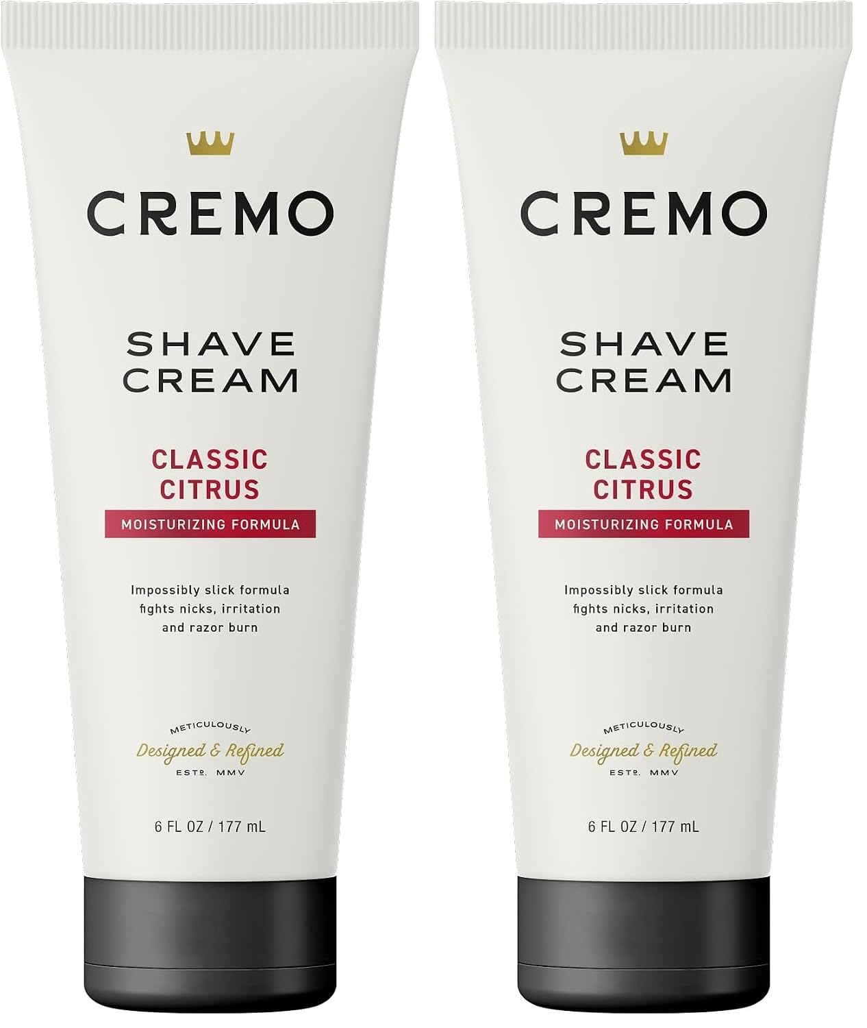 Cremo Original Shave Cream, Astonishingly Superior Ultra-Slick Shaving Cream for Men, Fights Nicks, Cuts and Razor Burn, 6 Fl Oz