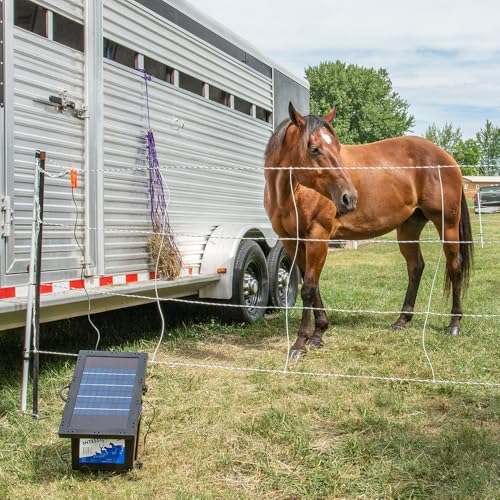 Premier 1 Solar IntelliShock® 30 Fence Energizer | 0.3J. Reduces demand when voltage is high. Includes 12V/15AH battery