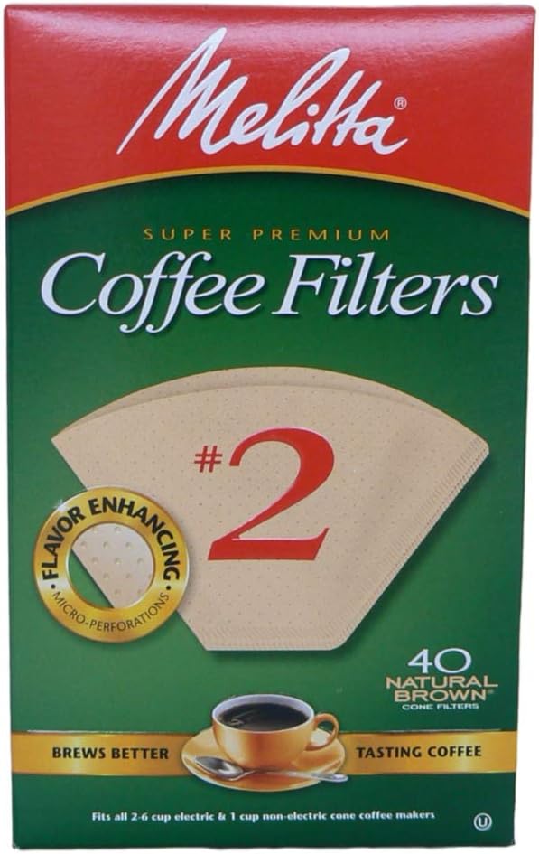 Simply Charmed Ceramic Pour Over Coffee Maker with 40 Count Melitta Filters - Elegant Single Serve Coffee Dripper for Rich Brewed Pour Over Coffee - Base Measures 4", Height 3" - Brews 8-16 oz