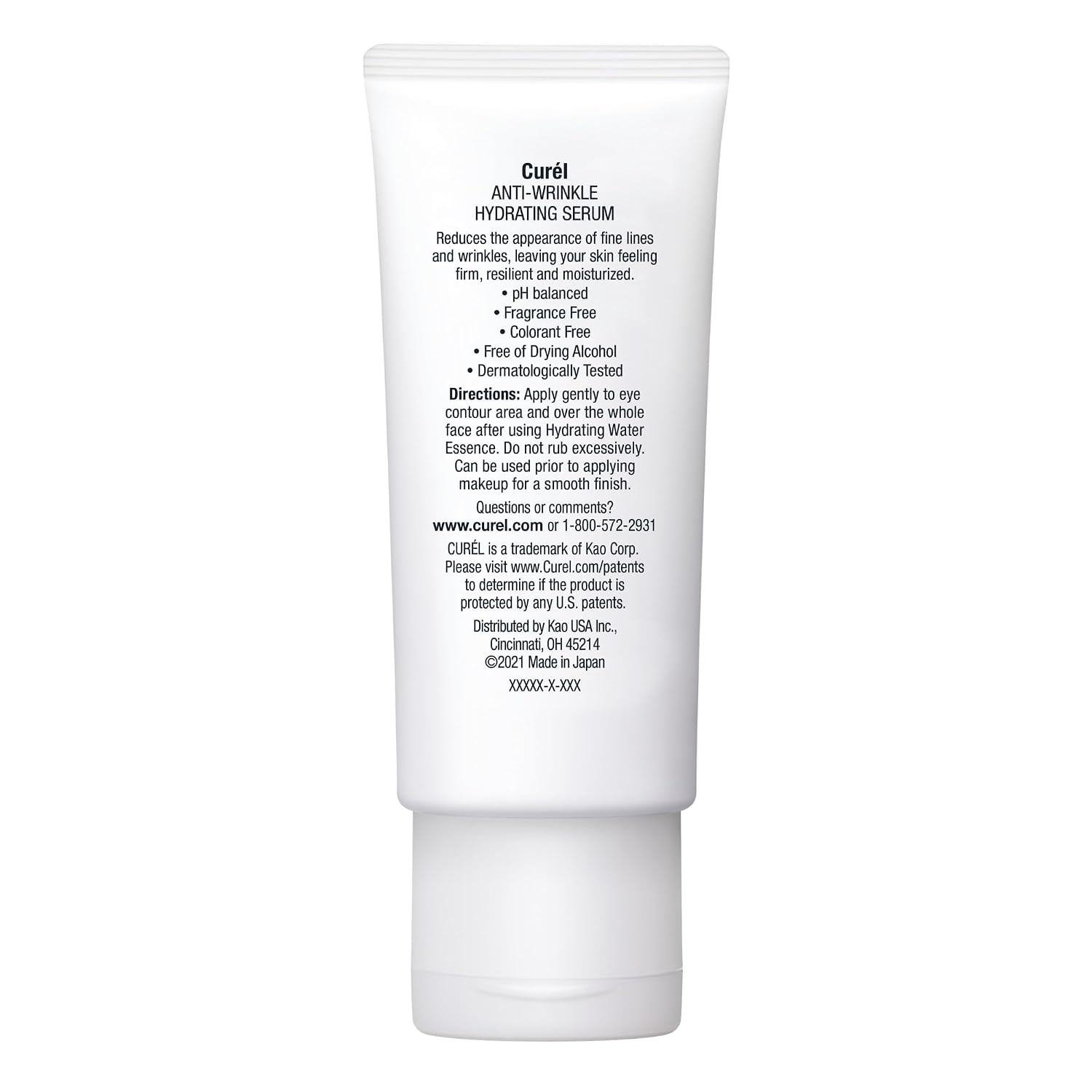 Curel Japanese Skin Care Intensive Face Moisturizer Cream, Hydrating Face Lotion for Dry to Very Dry Sensitive Skin, Anti-Aging, Fragrance-Free