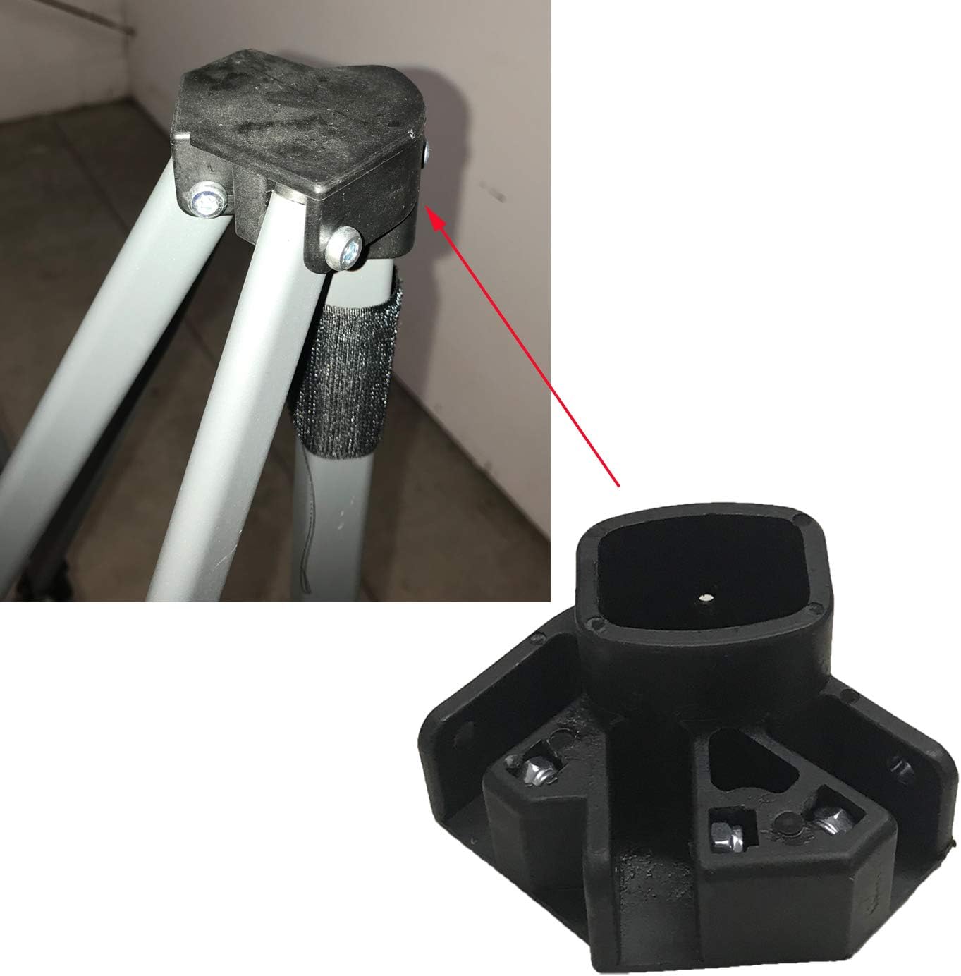 Quest Q100 Quick Lift 10' x 10' Straight Leg Canopy Leg Cap Replacement Parts Repair