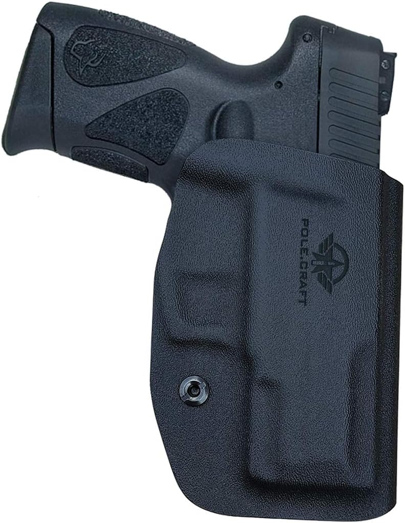 Taurus G2C Holster OWB Kydex Holster Custom Fit: Taurus G2C 9mm & Millennium PT111 G2 / PT140 Pistol - Outside Waistband Carry 1.5-2 Inch Belt Clip