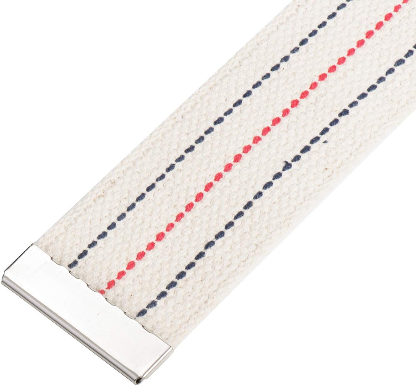 COW&COW Transfer and Gait Belt with Metal Buckle - Transfer Walking and Standing Assist Aid for Caregiver Nurse Therapist 2 inches (Beige with Stripes, 60")