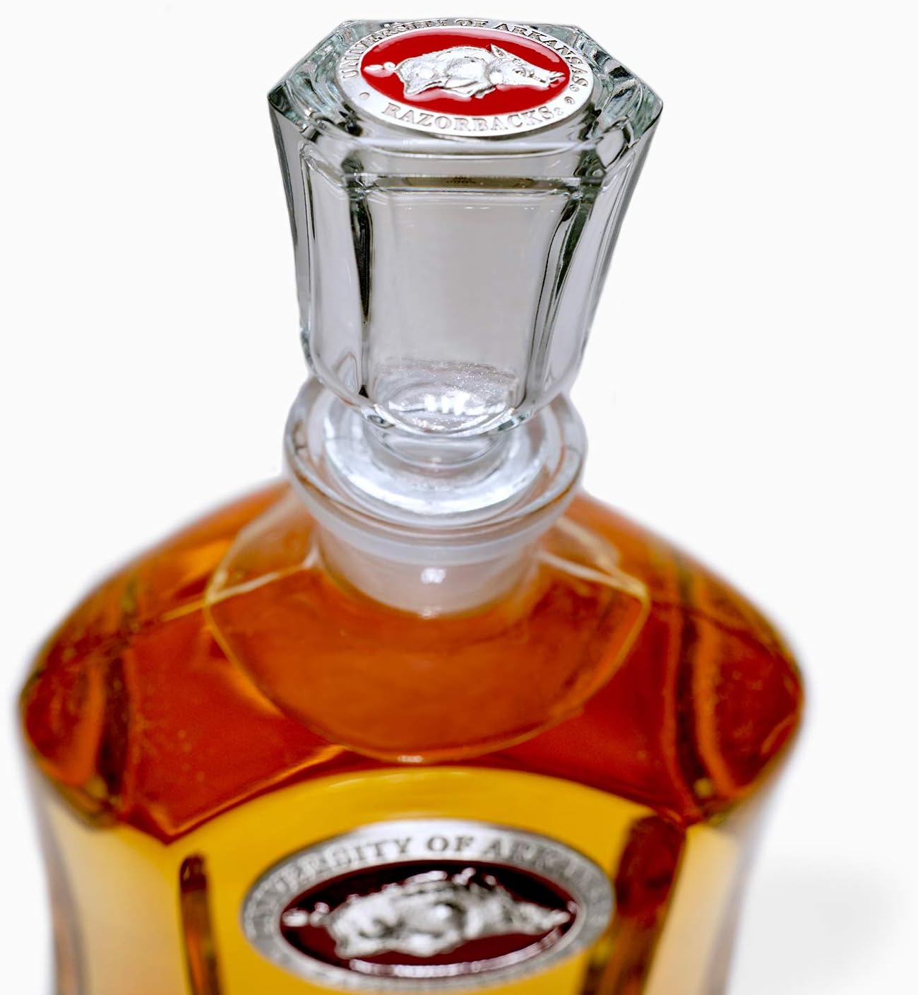 Marines Decanter – Eagle Globe & Anchor | 24 OZ Whiskey Decanter for Liquor with Airtight Stopper | Expertly Crafted Pewter Glass Clear