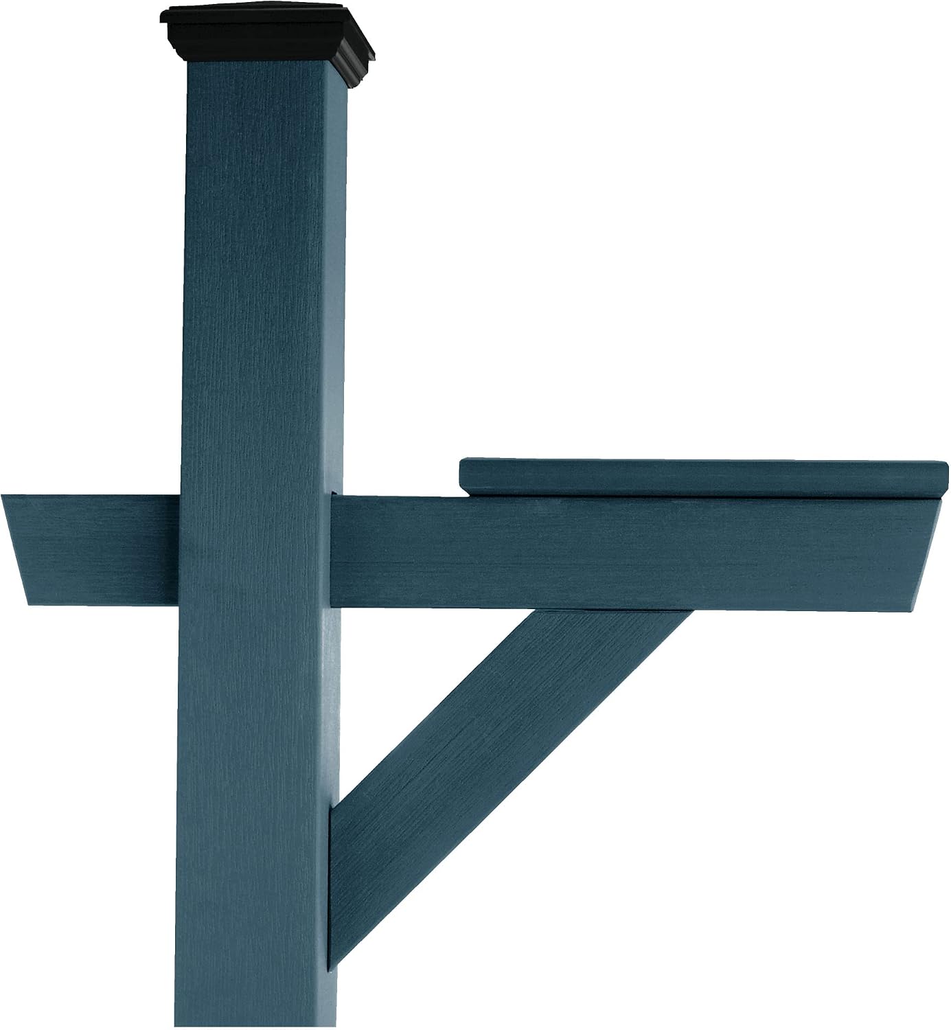 Highwood AD-MLBX1-CGE Hazelton Mailbox Post, Coastal Teak