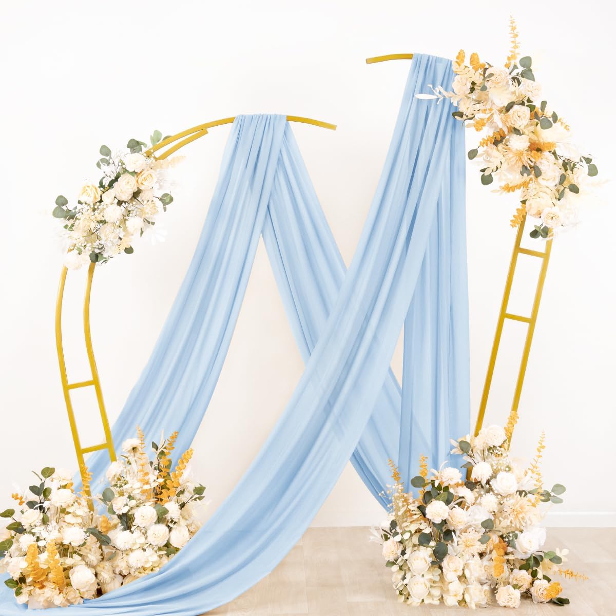 Wedding Arch Draping Fabric Sheer Chiffon Curtain Drape Wedding Party Decor