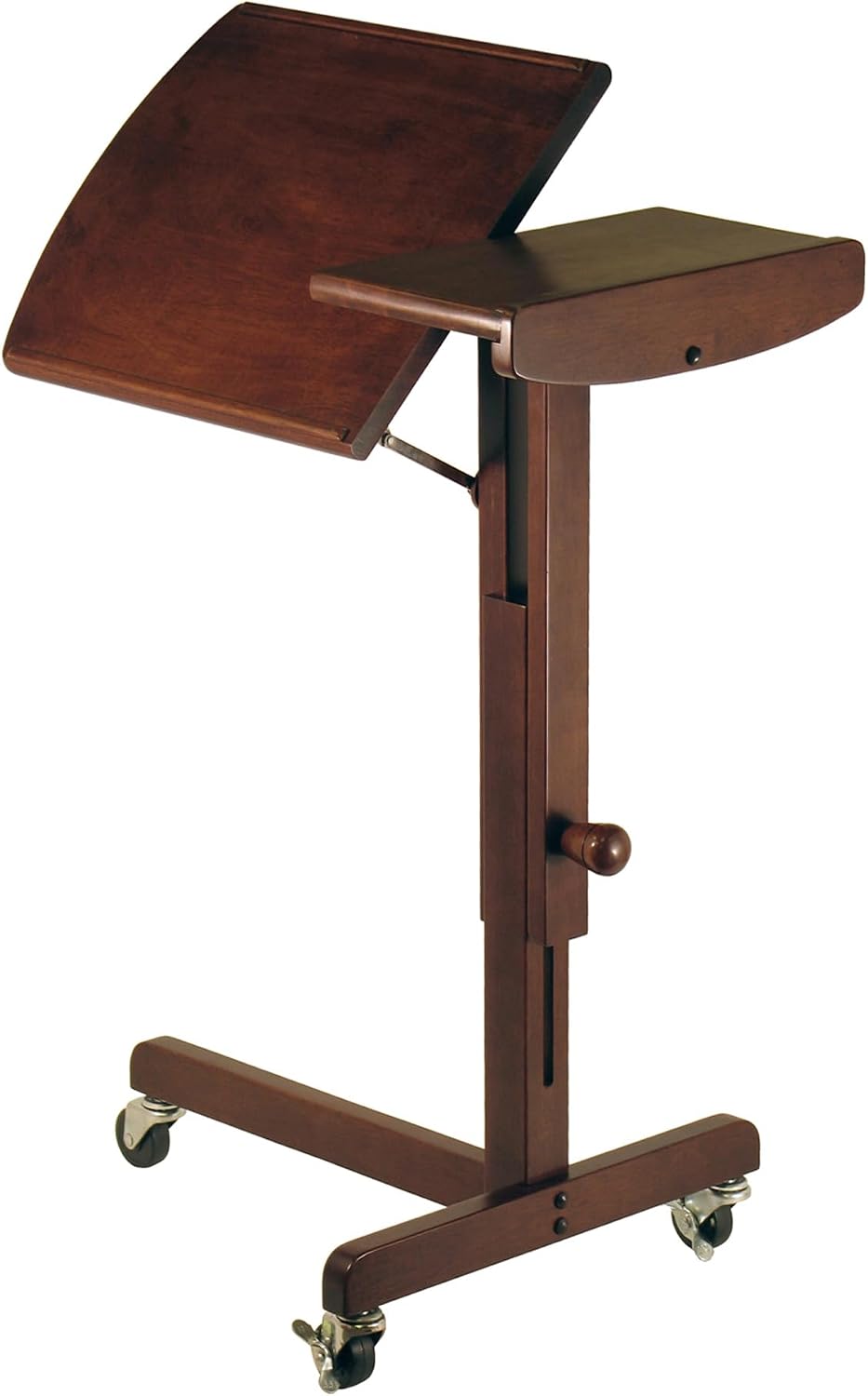 Winsome Wood Olson Home Office, Antique Walnut