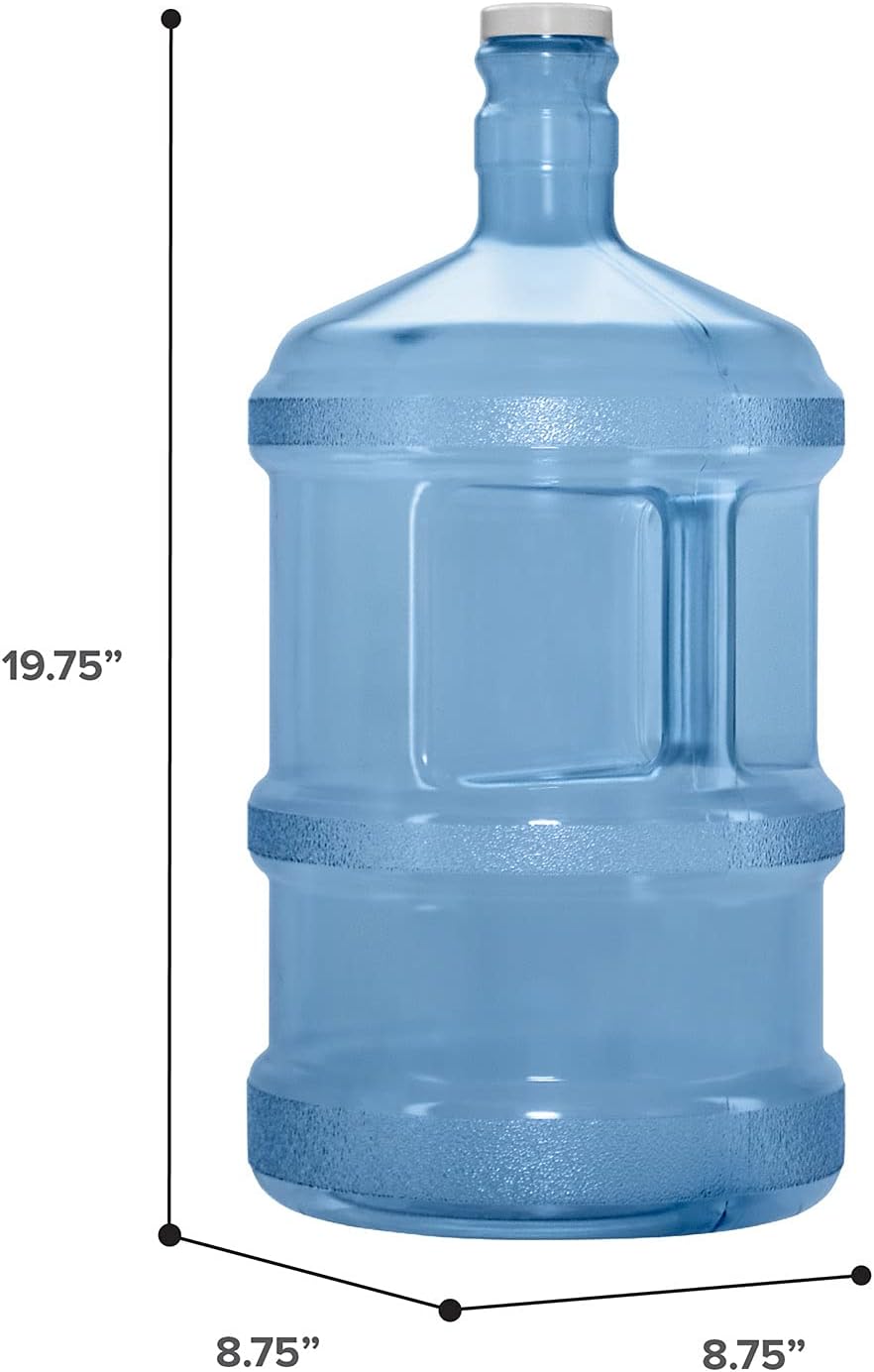 Geo Sports Bottles Polycarbonate Plastic Reusable Water Bottle Container (3 Gallon)